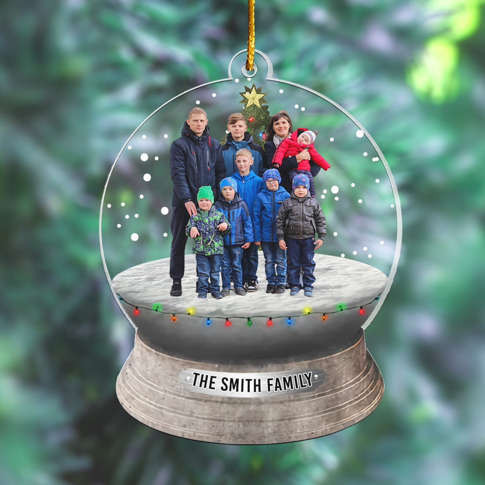 Custom Photo Family, Friends - Personalized Family Photo Ornament