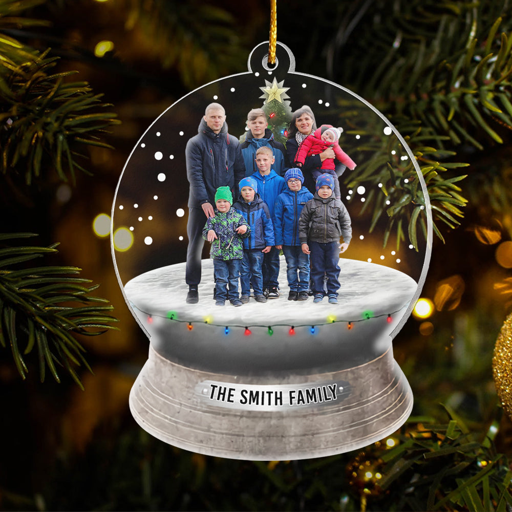 Custom Photo Family, Friends - Personalized Family Photo Ornament