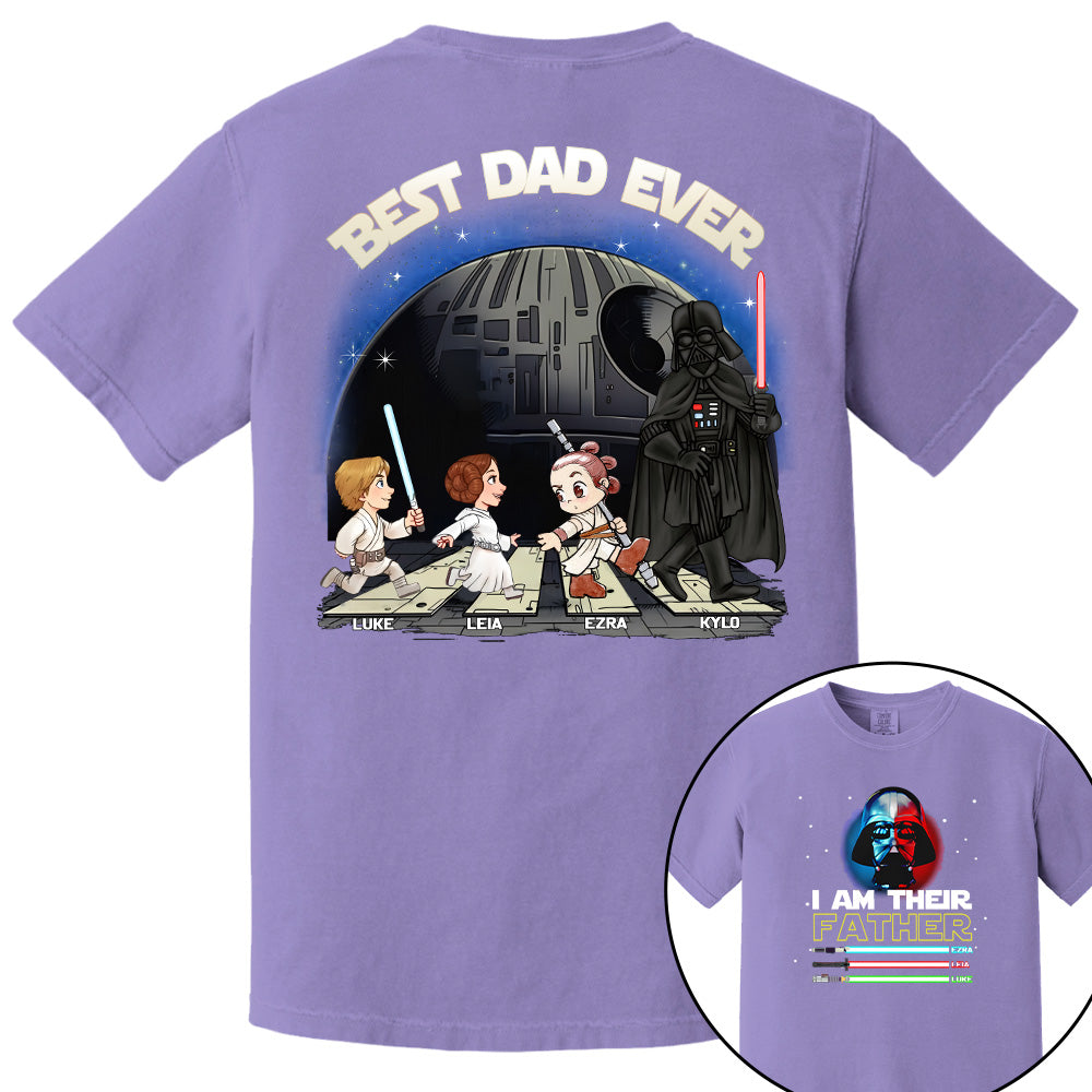 Personalized I Am Their Father Best Dad Ever Shirt, Father's Day Gift For Dad T1807 Pt99