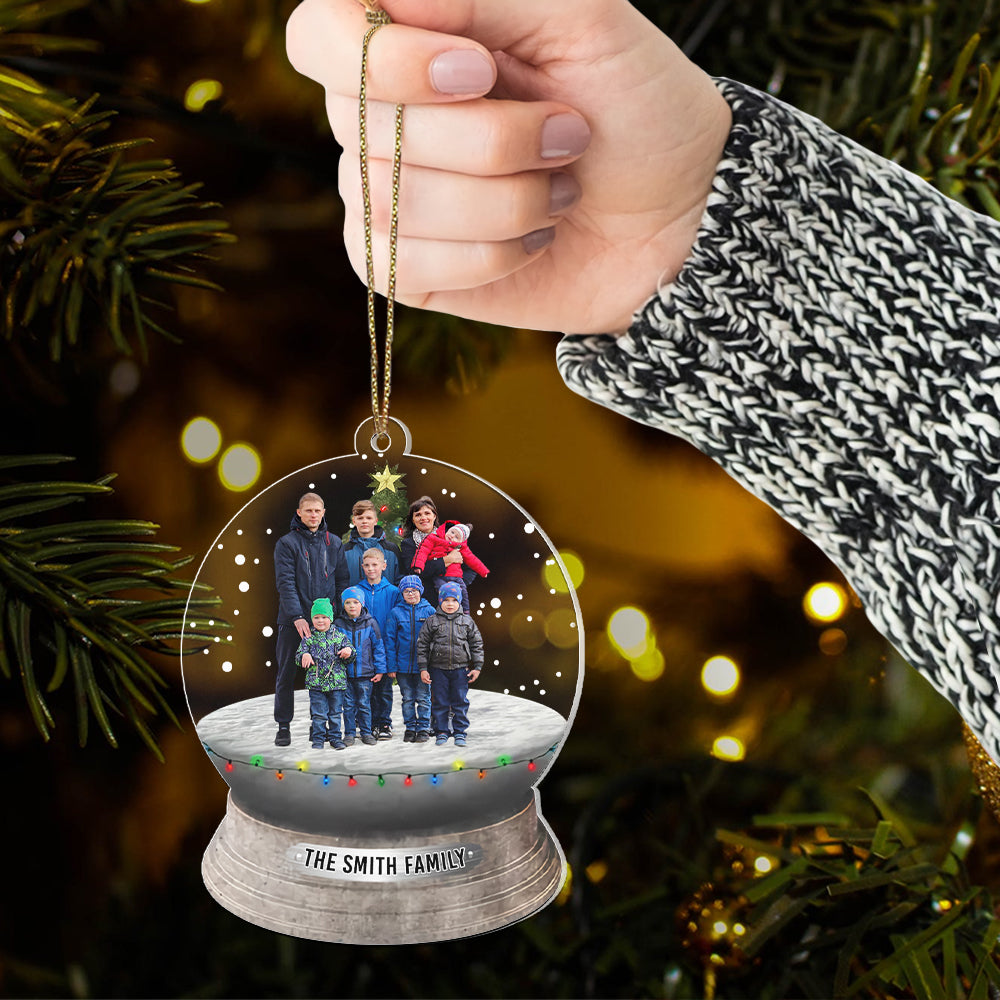Custom Photo Family, Friends - Personalized Family Photo Ornament