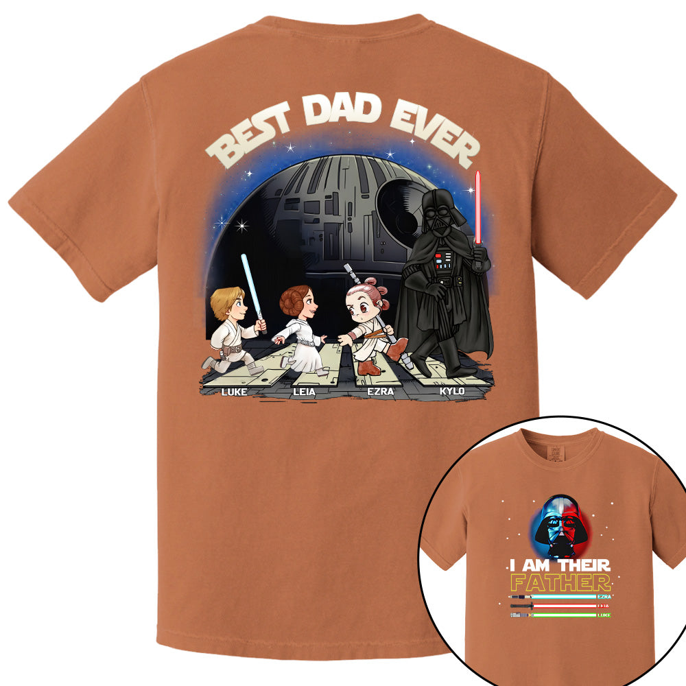 Personalized I Am Their Father Best Dad Ever Shirt, Father's Day Gift For Dad T1807 Pt99