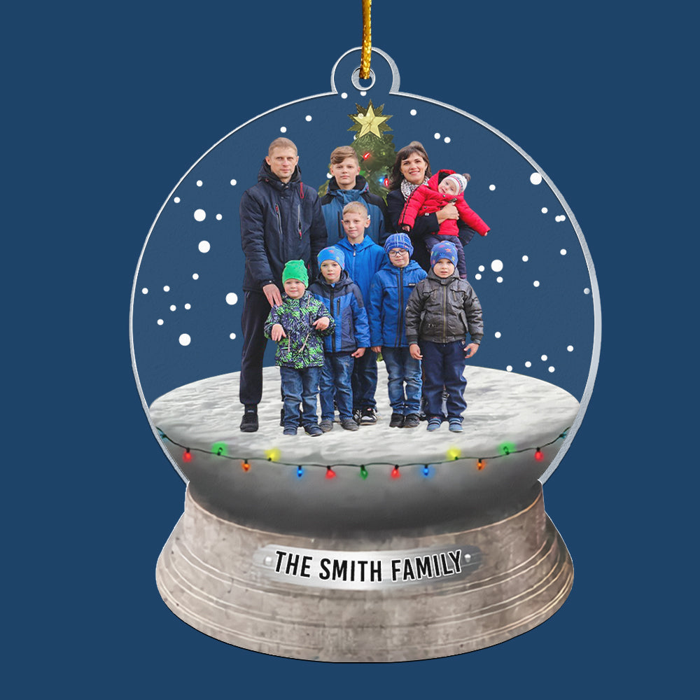 Custom Photo Family, Friends - Personalized Family Photo Ornament