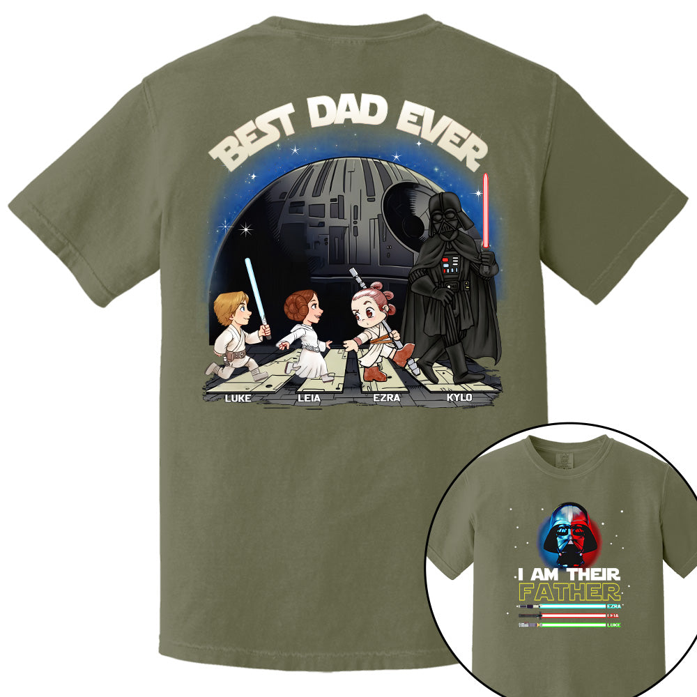 Personalized I Am Their Father Best Dad Ever Shirt, Father's Day Gift For Dad T1807 Pt99