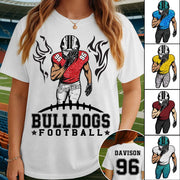 Personalized American Football Team Shirt - Football GameDay Custom Shirt Nh00