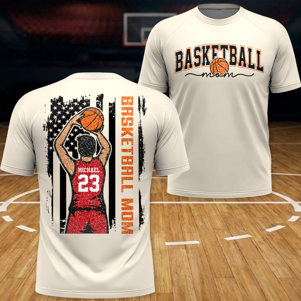 Basketball Mom - I'll Always Be Your Biggest Fan Personalized Shirt For Basketball Family T1807