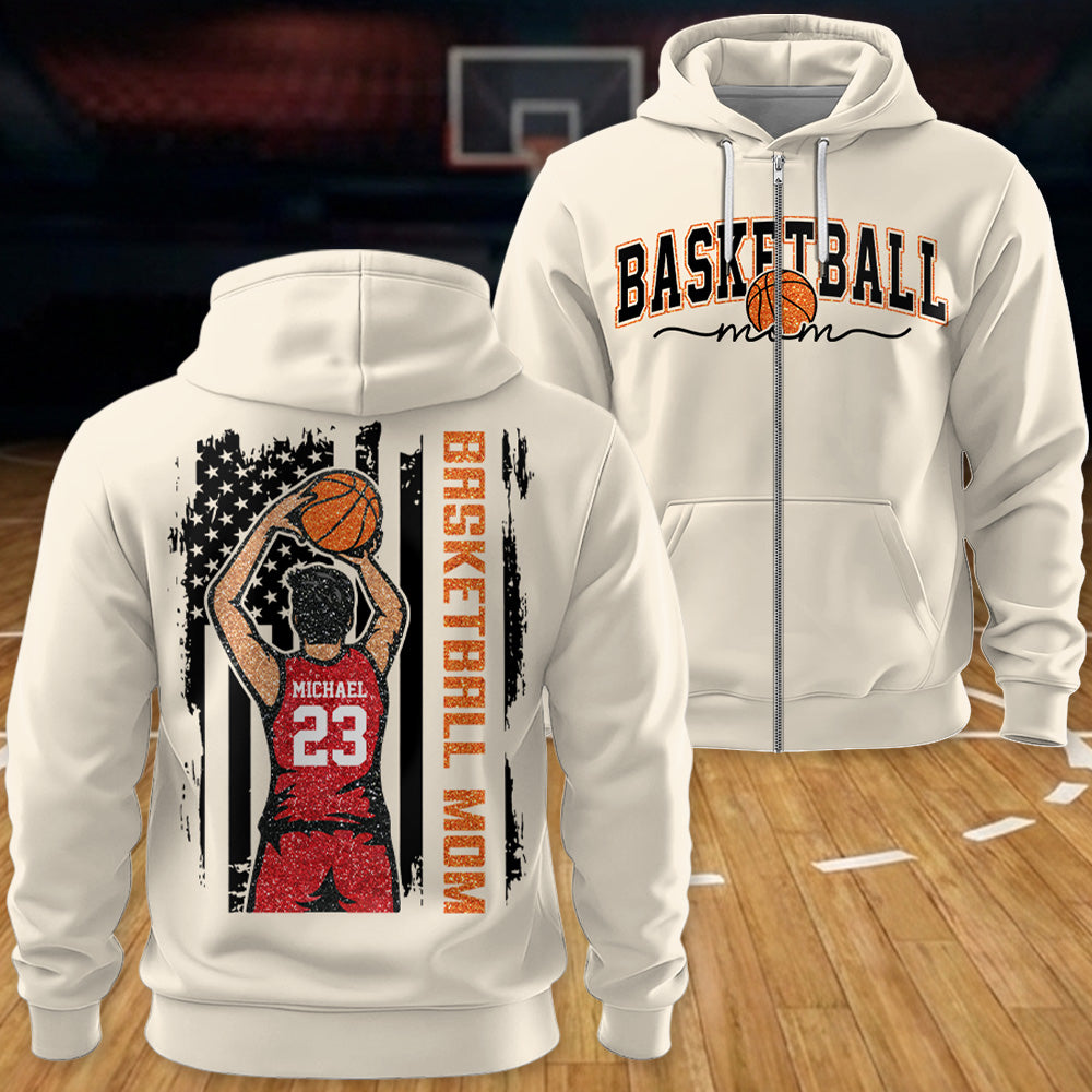 Basketball Mom - I'll Always Be Your Biggest Fan Personalized Shirt For Basketball Family T1807