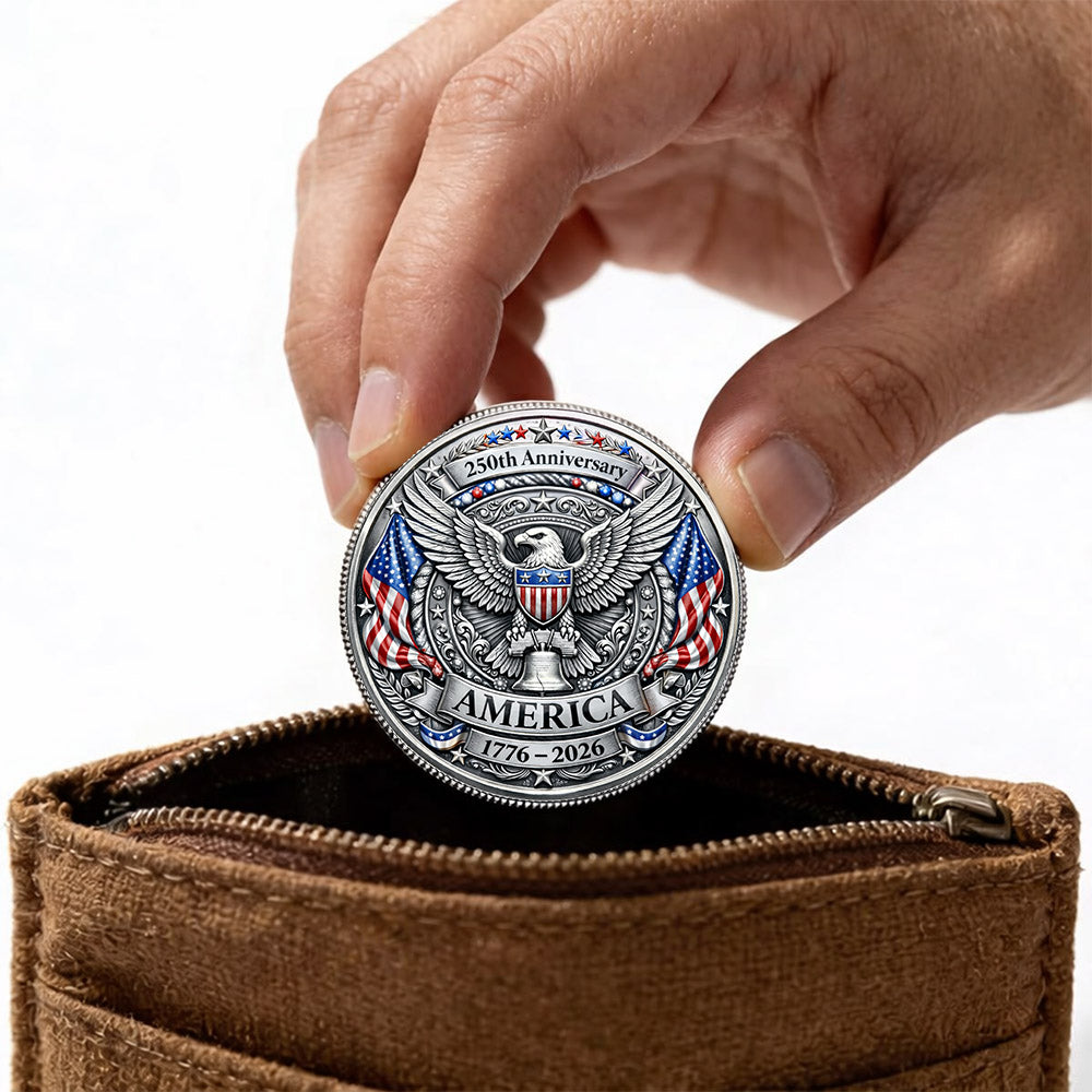Celebrate 100 Years of Road Route 66 and America 250th Anniversary - Personalized Car Photo Commemorative Coin A2110 Pt99