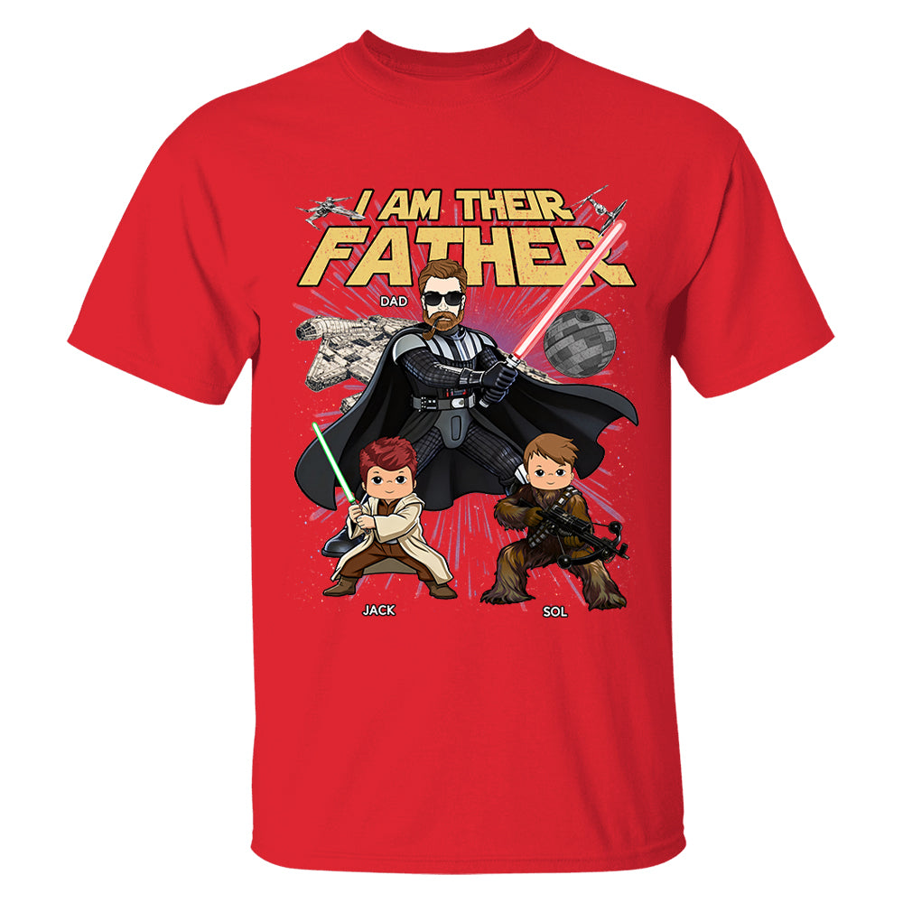 I Am Their Father  Personalized Vintage Style Shirt For Dad Father’s Day Gift T1807 T24