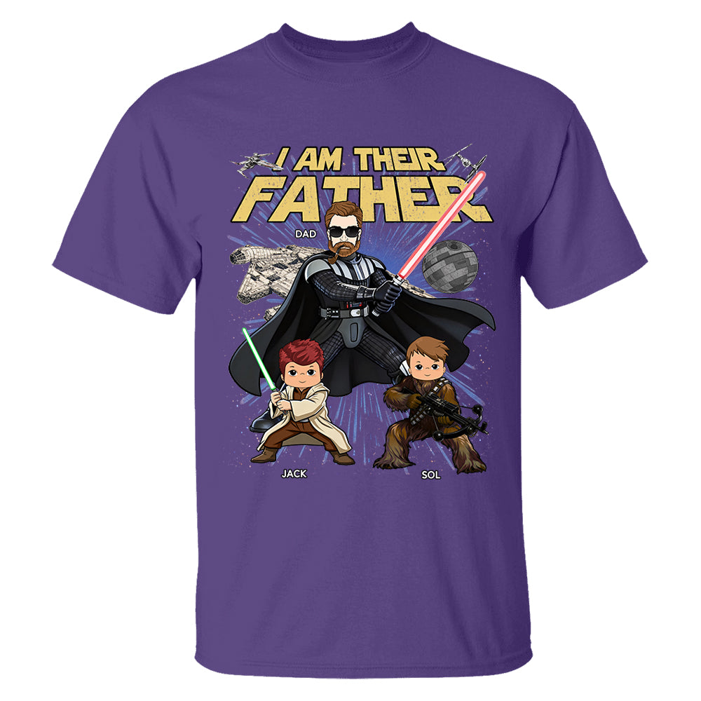 I Am Their Father  Personalized Vintage Style Shirt For Dad Father’s Day Gift T1807 T24