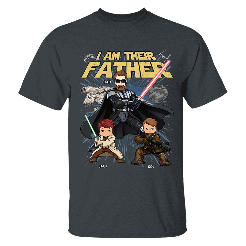 I Am Their Father  Personalized Vintage Style Shirt For Dad Father’s Day Gift T1807 T24
