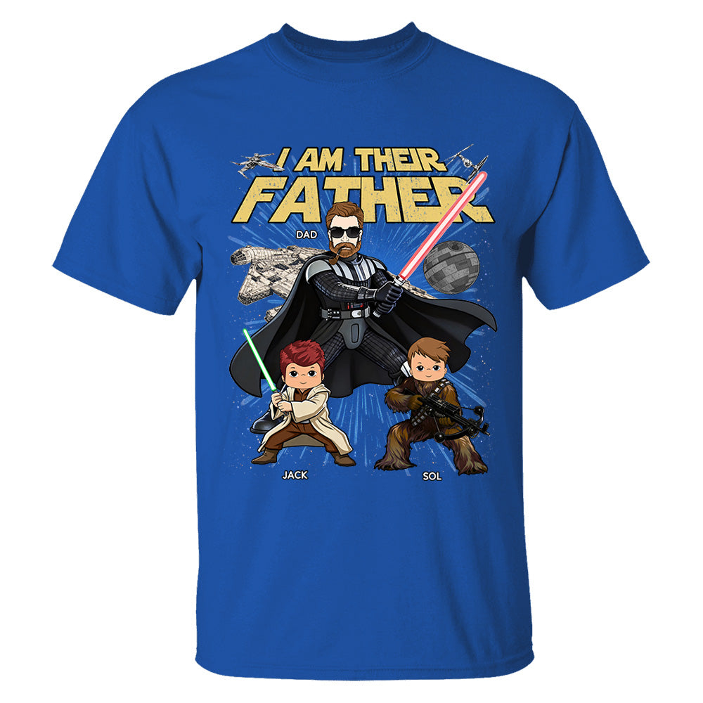I Am Their Father  Personalized Vintage Style Shirt For Dad Father’s Day Gift T1807 T24