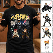 I Am Their Father  Personalized Vintage Style Shirt For Dad Father’s Day Gift T1807 T24