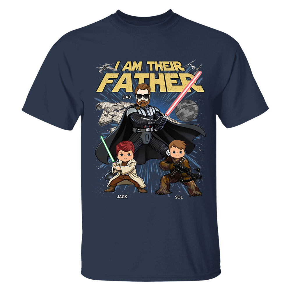 I Am Their Father  Personalized Vintage Style Shirt For Dad Father’s Day Gift T1807 T24
