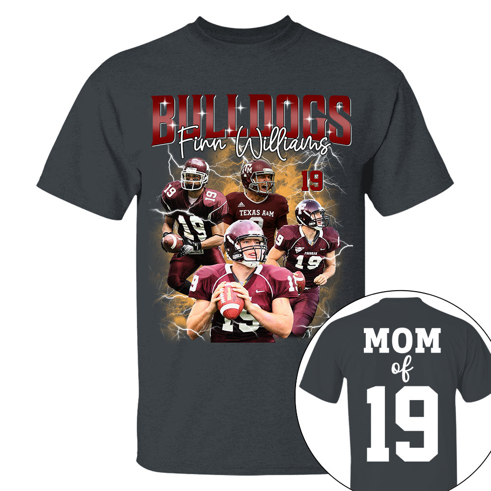 Custom Football Player Photo With Unique Style Bootleg Shirt - Perfect Shirt For Football Lovers Tu24 Li29