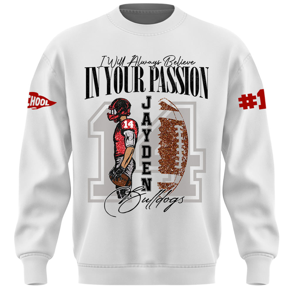 Personalized Vintage “Biggest Fan” Football Shirt, Custom School Team Name, Game Day Shirt, Gift For Football Lovers T1807 Pt99