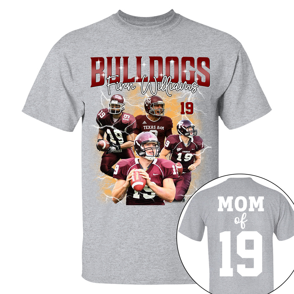 Custom Football Player Photo With Unique Style Bootleg Shirt - Perfect Shirt For Football Lovers Tu24 Li29