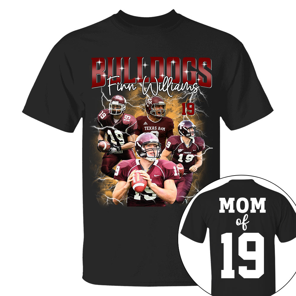Custom Football Player Photo With Unique Style Bootleg Shirt - Perfect Shirt For Football Lovers Tu24 Li29