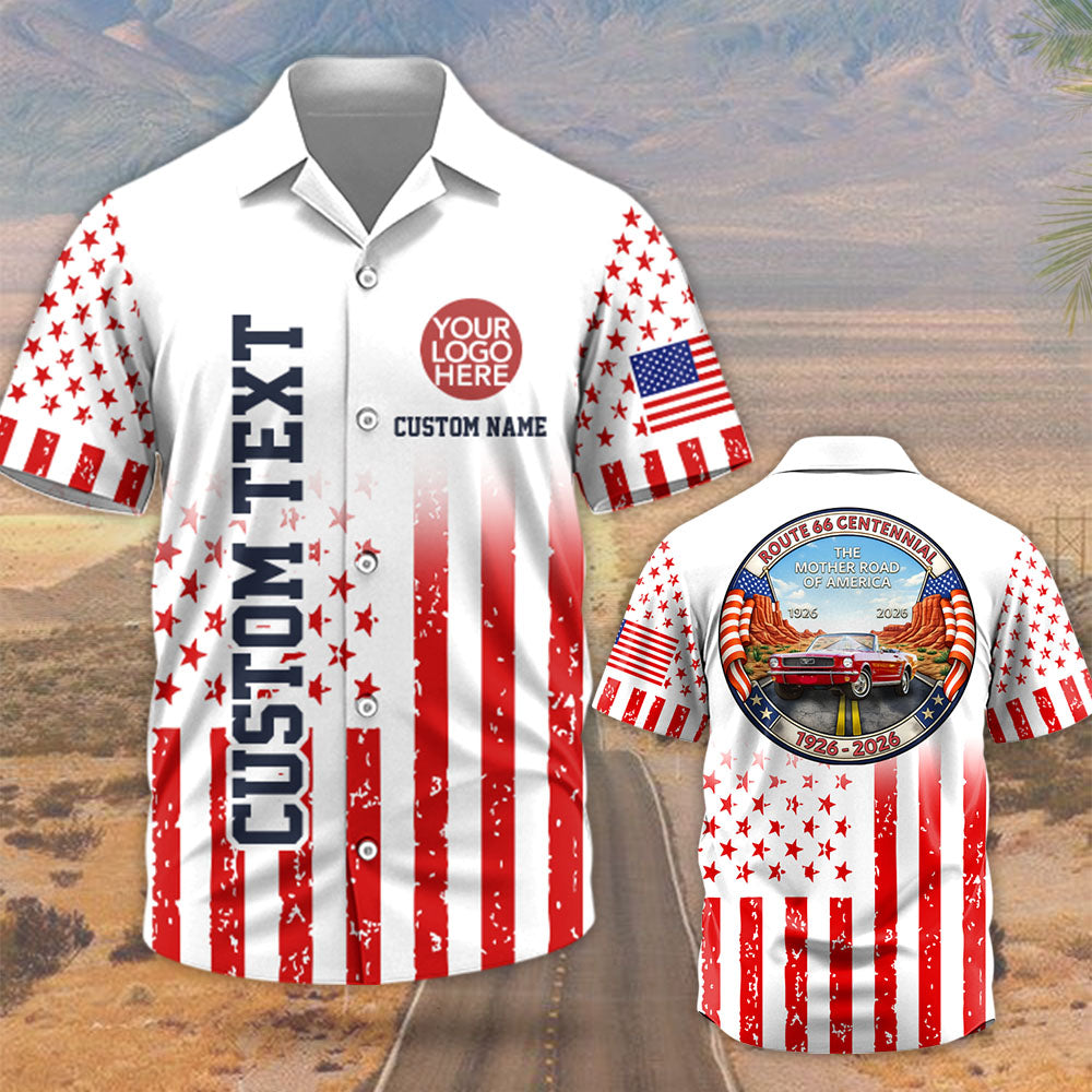 Custom Photo Centennial Century Celebration Hawaiian Shirt - Gift for Car Lovers A2110 T24