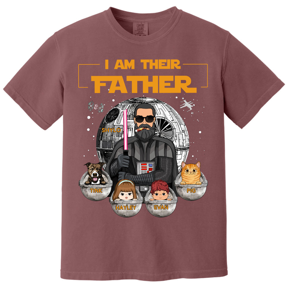 I Am Their Father, Custom Shirt for Dad, Personalized Father's Day Gift T1807 Pt99