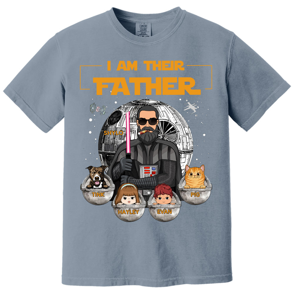 I Am Their Father, Custom Shirt for Dad, Personalized Father's Day Gift T1807 Pt99