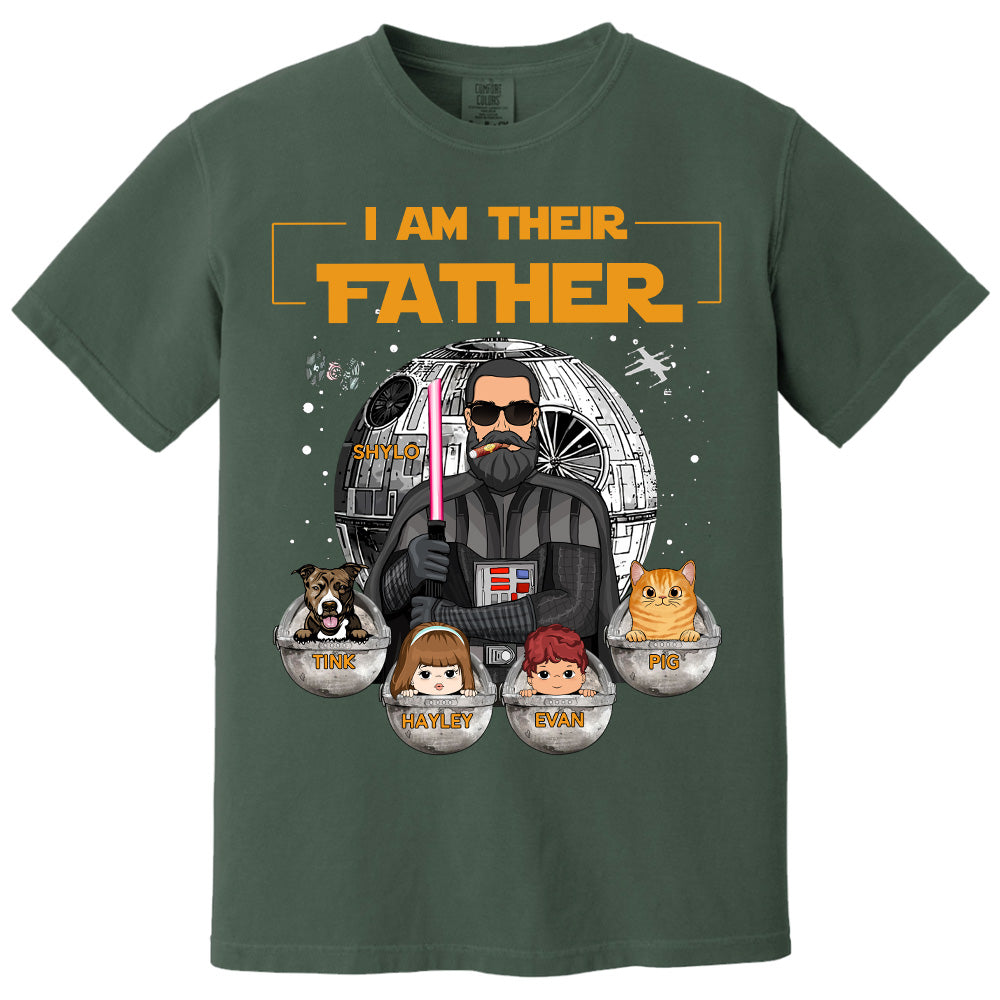 I Am Their Father, Custom Shirt for Dad, Personalized Father's Day Gift T1807 Pt99