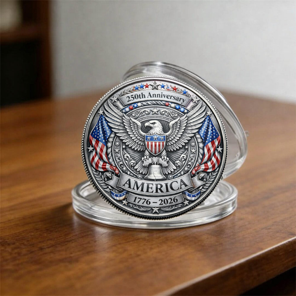Celebrate 100 Years of Road Route 66 and America 250th Anniversary - Personalized Car Photo Commemorative Coin A2110 Pt99