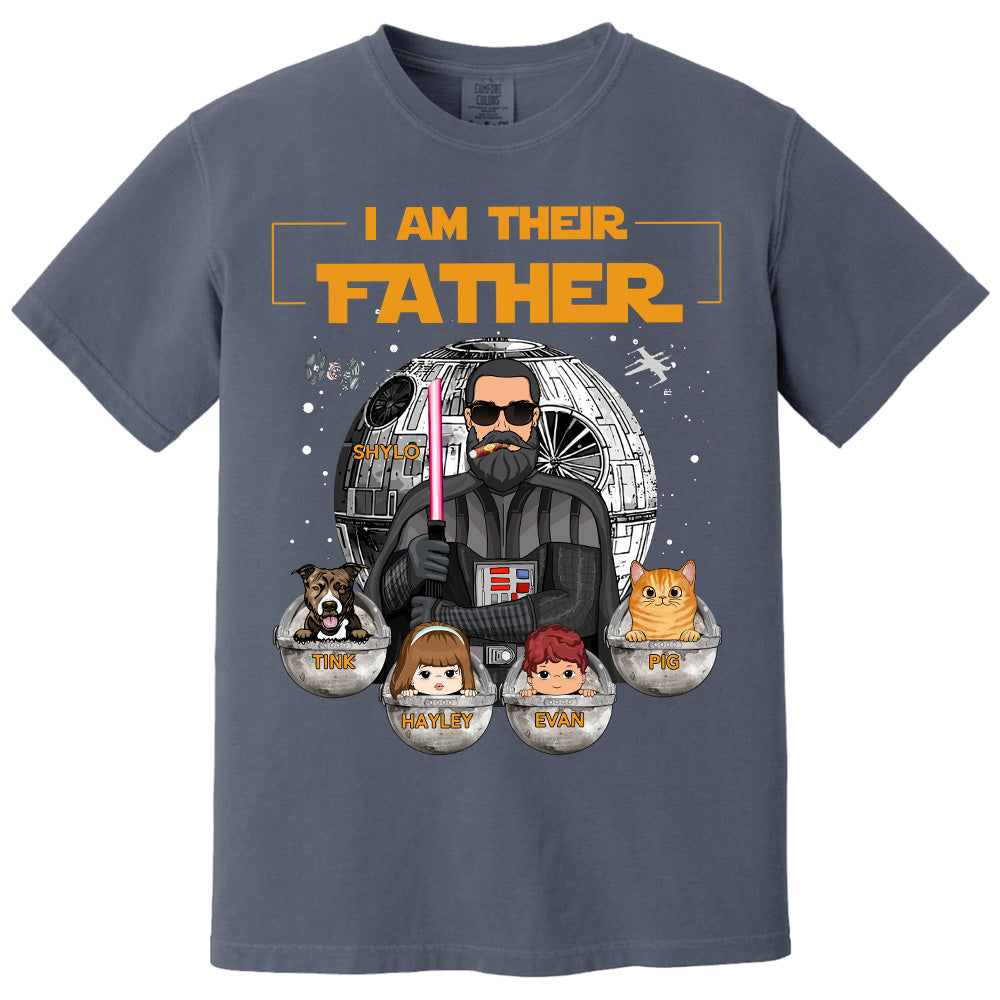 I Am Their Father, Custom Shirt for Dad, Personalized Father's Day Gift T1807 Pt99