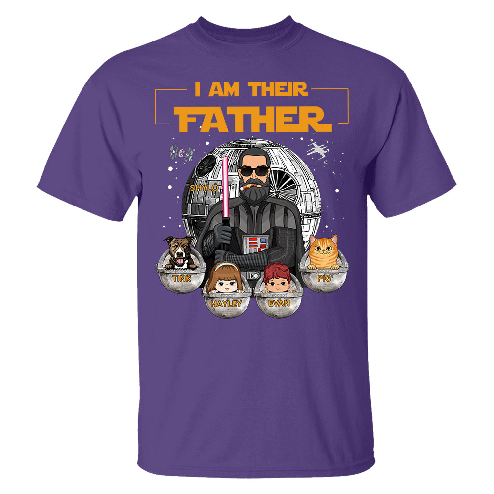 I Am Their Father, Custom Shirt for Dad, Personalized Father's Day Gift T1807 Pt99