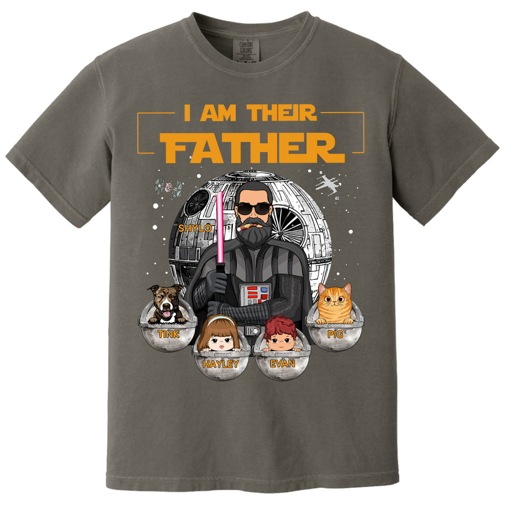 I Am Their Father, Custom Shirt for Dad, Personalized Father's Day Gift T1807 Pt99