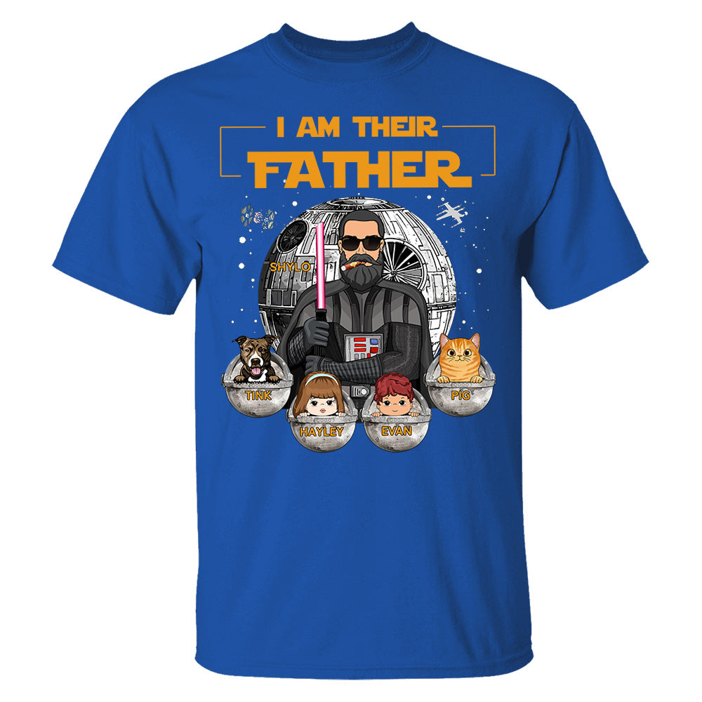 I Am Their Father, Custom Shirt for Dad, Personalized Father's Day Gift T1807 Pt99