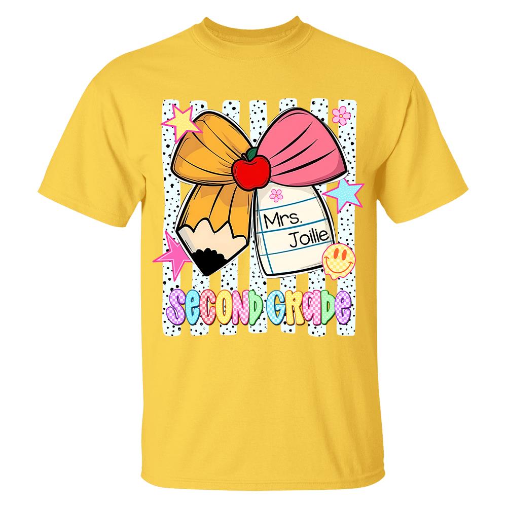 Custom Back to School Custom Shirts, Pre K to 5th Grade L0411 Hv01