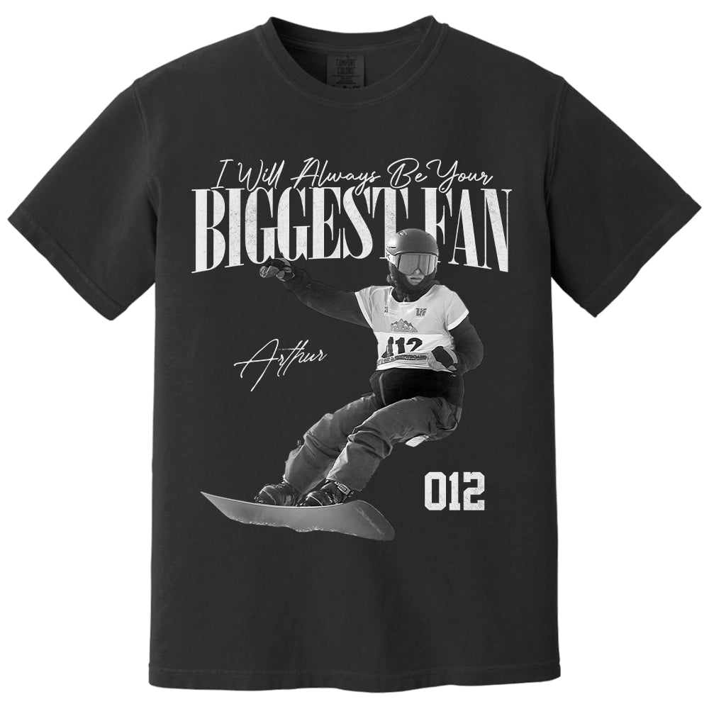 I'll Always Be Your Biggest Fan - Washed Tee Retro Bootleg Shirt For Snowboarding A2110 T24