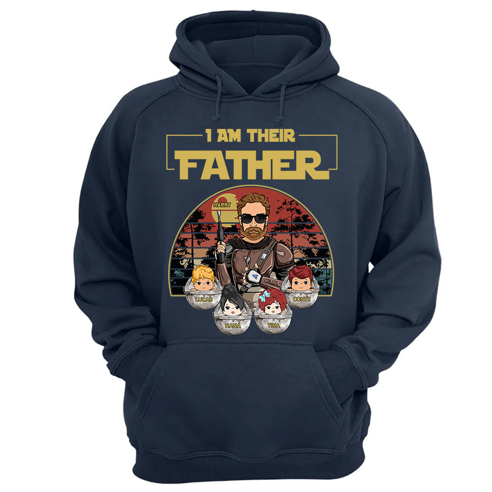 Personalized I Am Their Father Shirt, Father's Day Gift vr3
