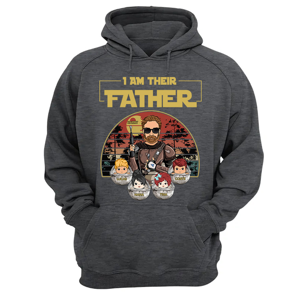 Personalized I Am Their Father Shirt, Father's Day Gift vr3
