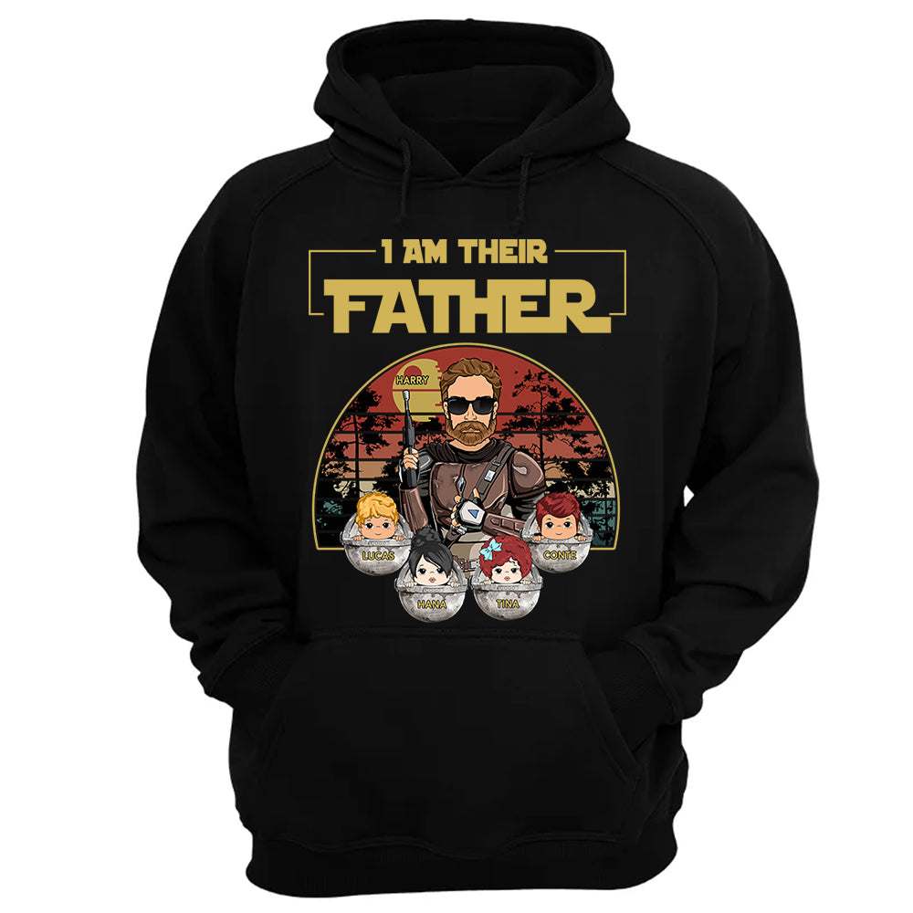 Personalized I Am Their Father Shirt, Father's Day Gift vr3
