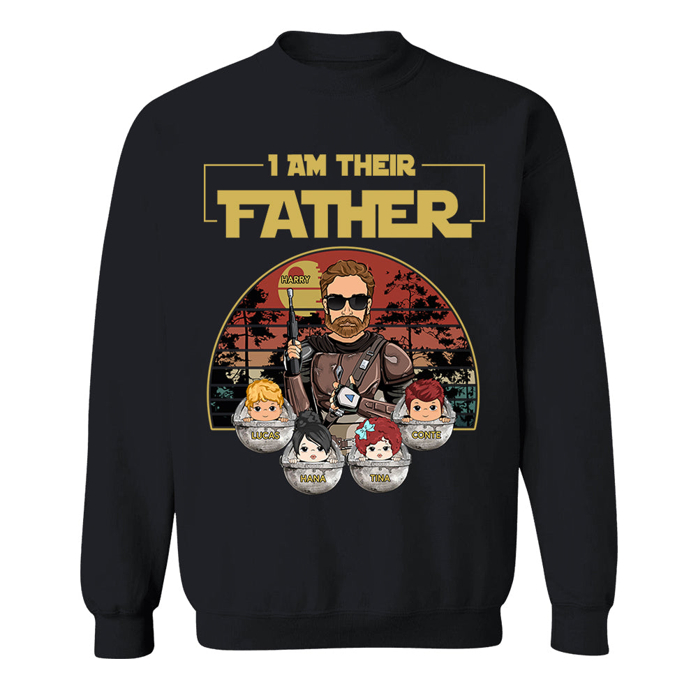 Personalized I Am Their Father Shirt, Father's Day Gift vr3