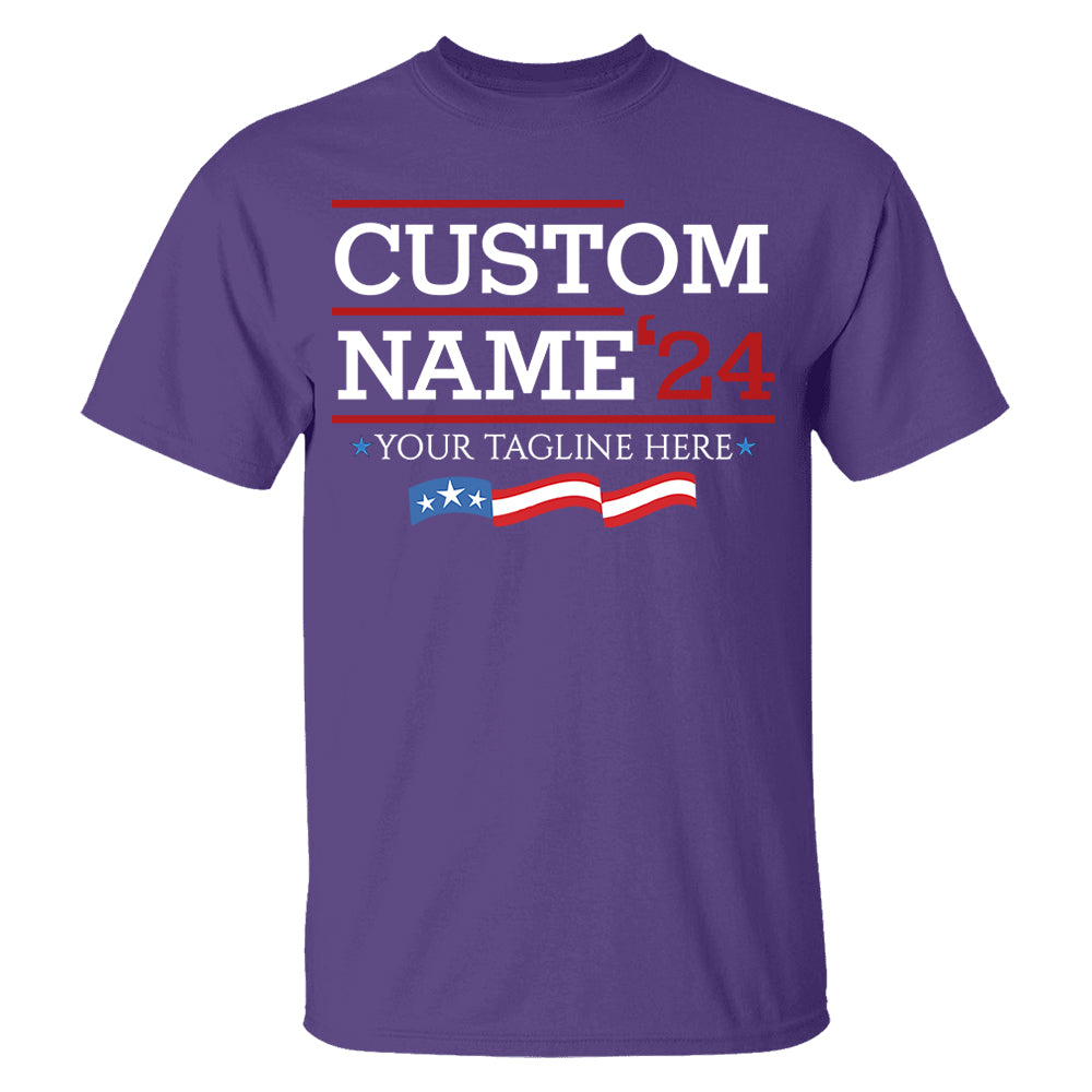 Custom Election Shirt,Personalized Election Shirt Gift,Custom Name Tee, Customized 2025 Tee,School Election Tee, Campaign Tee