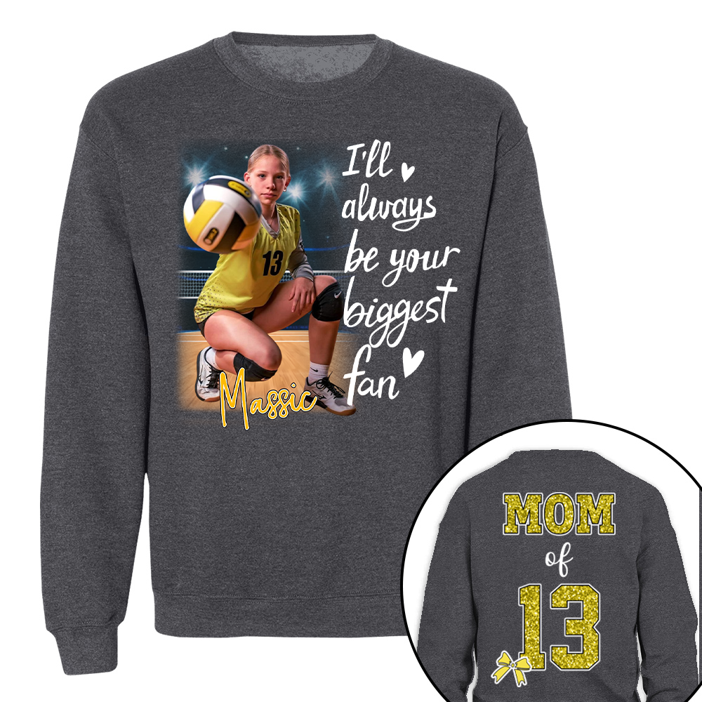 Custom Photo Basketball Shirt For Basketball Mom Grandma Sport Family Lovers T1807 T24