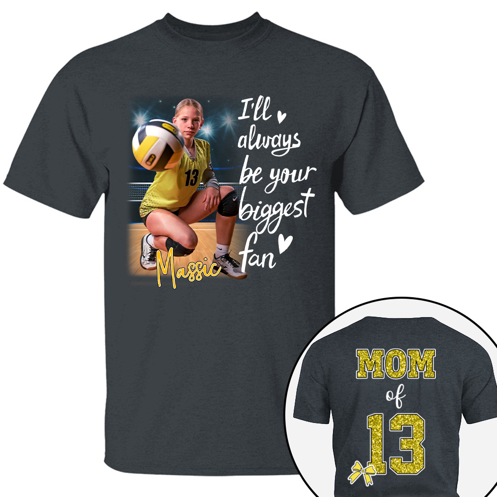 Custom Photo Basketball Shirt For Basketball Mom Grandma Sport Family Lovers T1807 T24