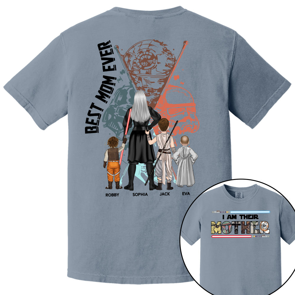 Best Mom Ever - The Momalorian Personalized Shirt Gift For Mom - Custom Mother's Day Gift 2025 Pt99