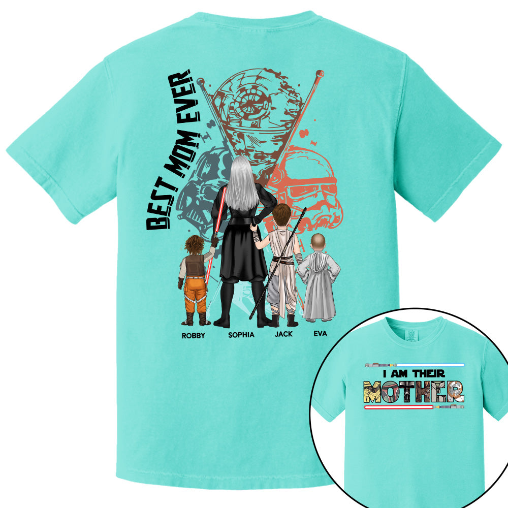 Best Mom Ever - The Momalorian Personalized Shirt Gift For Mom - Custom Mother's Day Gift 2025 Pt99
