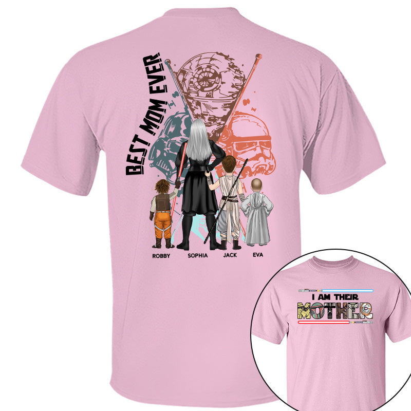 Best Mom Ever - The Momalorian Personalized Shirt Gift For Mom - Custom Mother's Day Gift 2025 Pt99