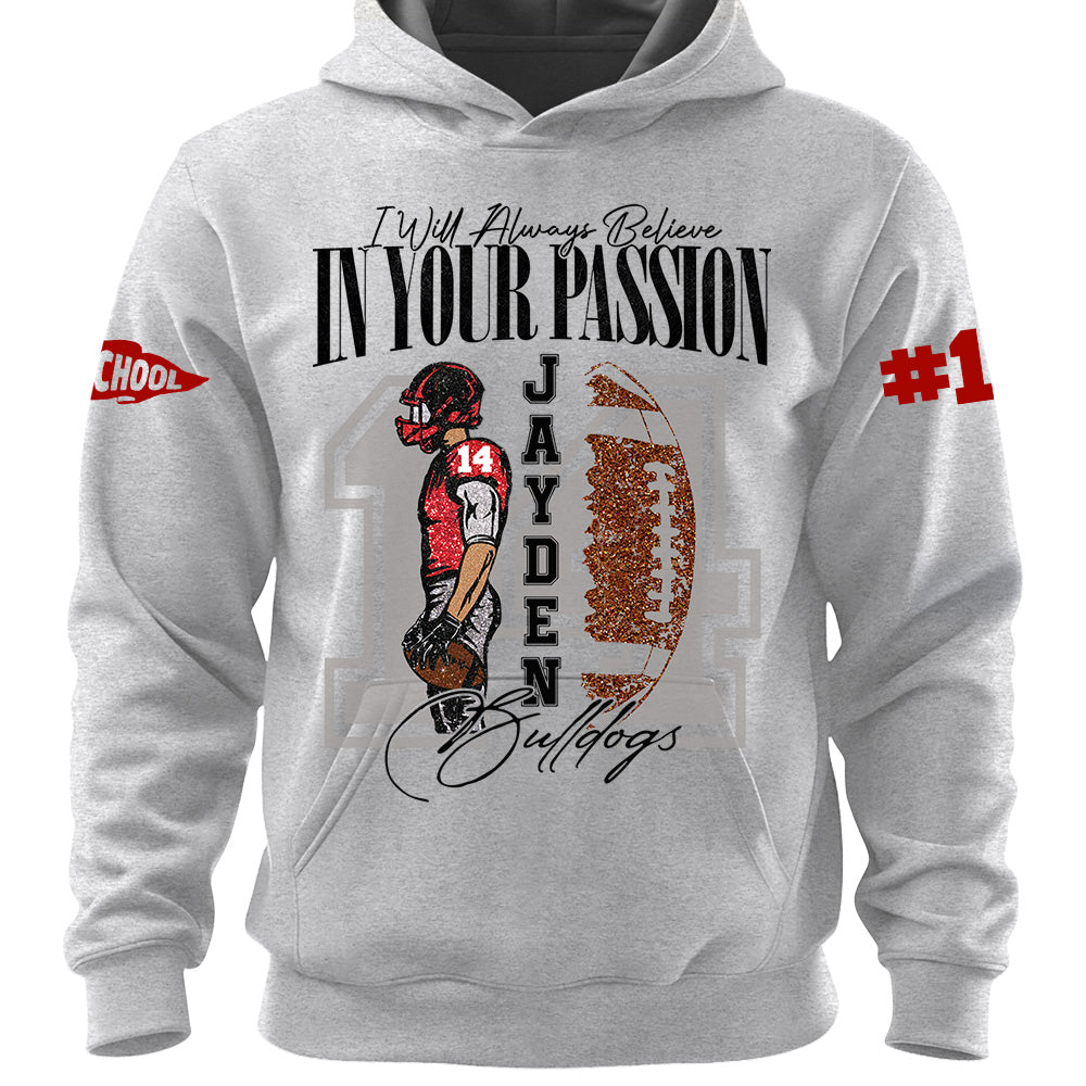 Personalized Vintage “Biggest Fan” Football Shirt, Custom School Team Name, Game Day Shirt, Gift For Football Lovers T1807 Pt99