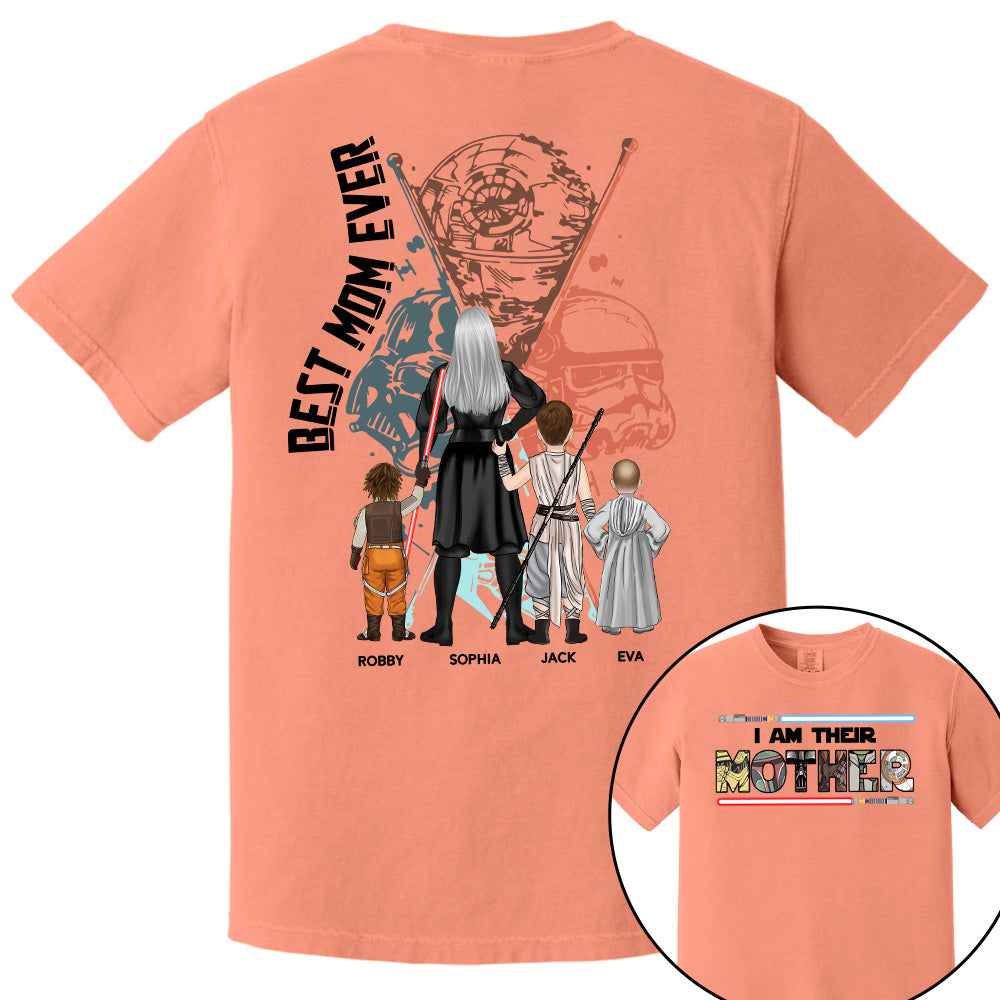Best Mom Ever - The Momalorian Personalized Shirt Gift For Mom - Custom Mother's Day Gift 2025 Pt99