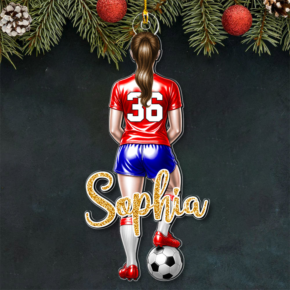 Personalized Soccer Player Ornament Gift For Soccer Player Soccer Lovers A2110