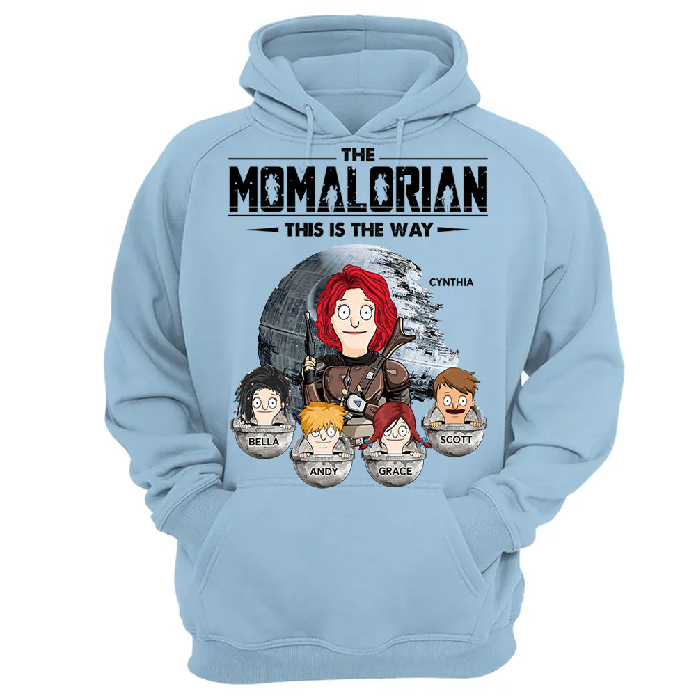 The Momalorian This Is The Way - Personalized Shirt For Mom Pt99