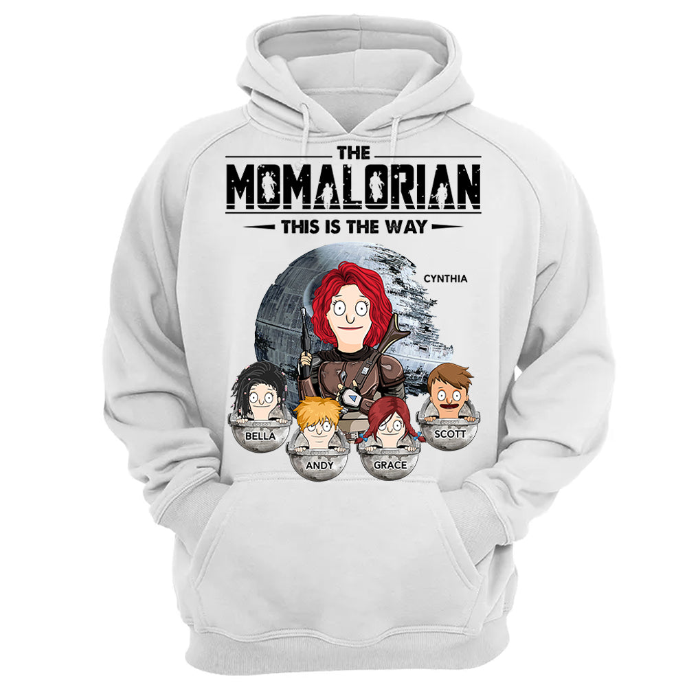 The Momalorian This Is The Way - Personalized Shirt For Mom Pt99