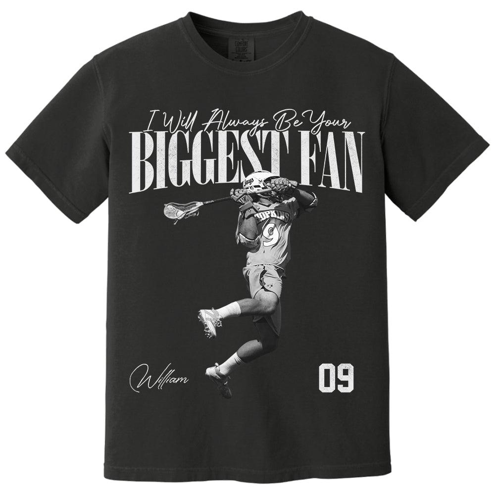 I'll Always Be Your Biggest Fan - Washed Tee Retro Bootleg Shirt For Lacrosse Players NA04 Li29