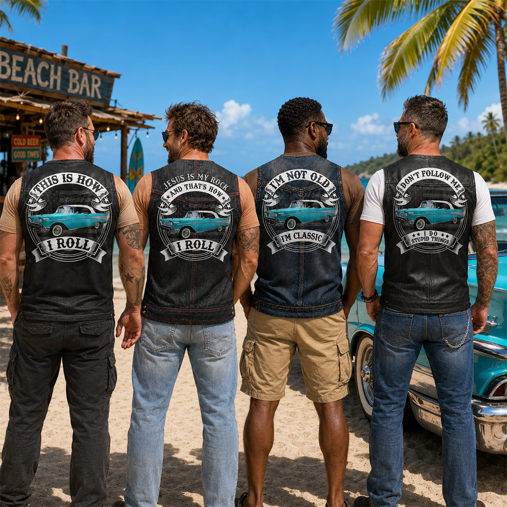 Custom Funny This Is How I Roll - Custom Photo Classic Car Shirt - Personalized Name Car Shirt Hv01