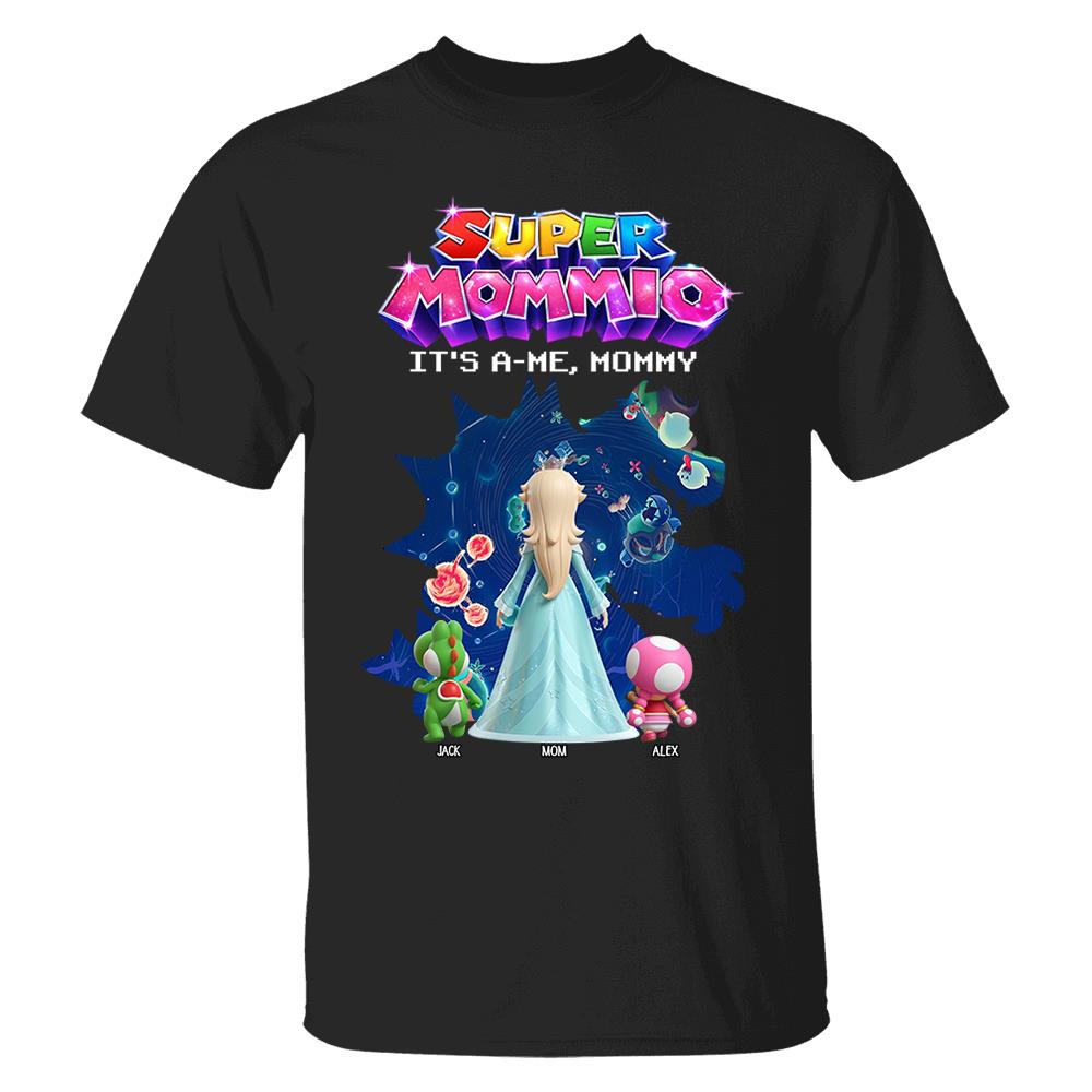 Customized Super Mommio It's A Me, Mommy Shirt, Gift For Mom, Mother's Day L0411 Nh00